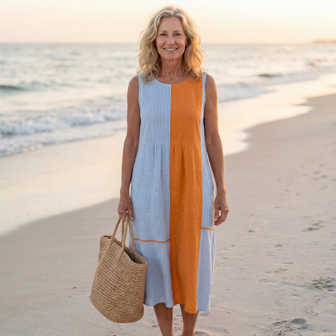 Robe midi bicolore May™
