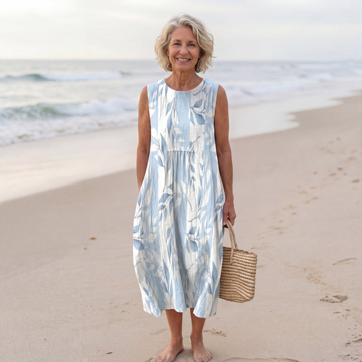 Robe midi à motifs feuilles Joy™