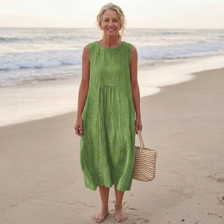 Robe midi à motifs Sara™