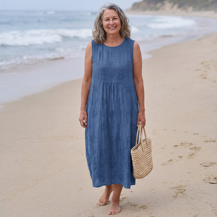 Robe midi à motifs Sara™