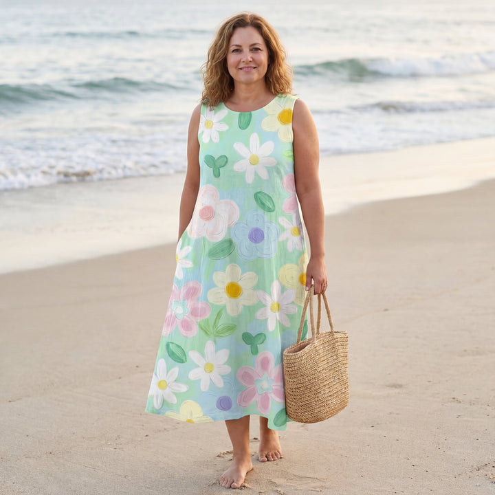 Erin™ Robe midi Pastel Blossom