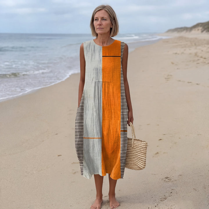 Robe midi bicolore May™
