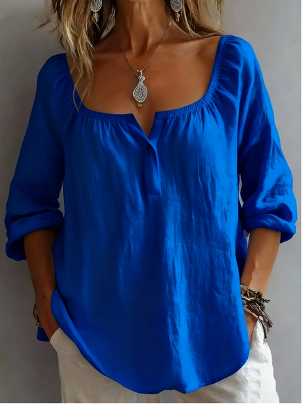 Sherri™ | Blouse élégante à encolure carrée