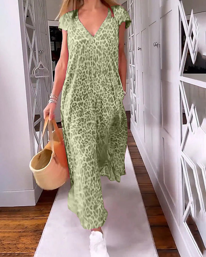 Glaiza | Robe maxi à encolure en V