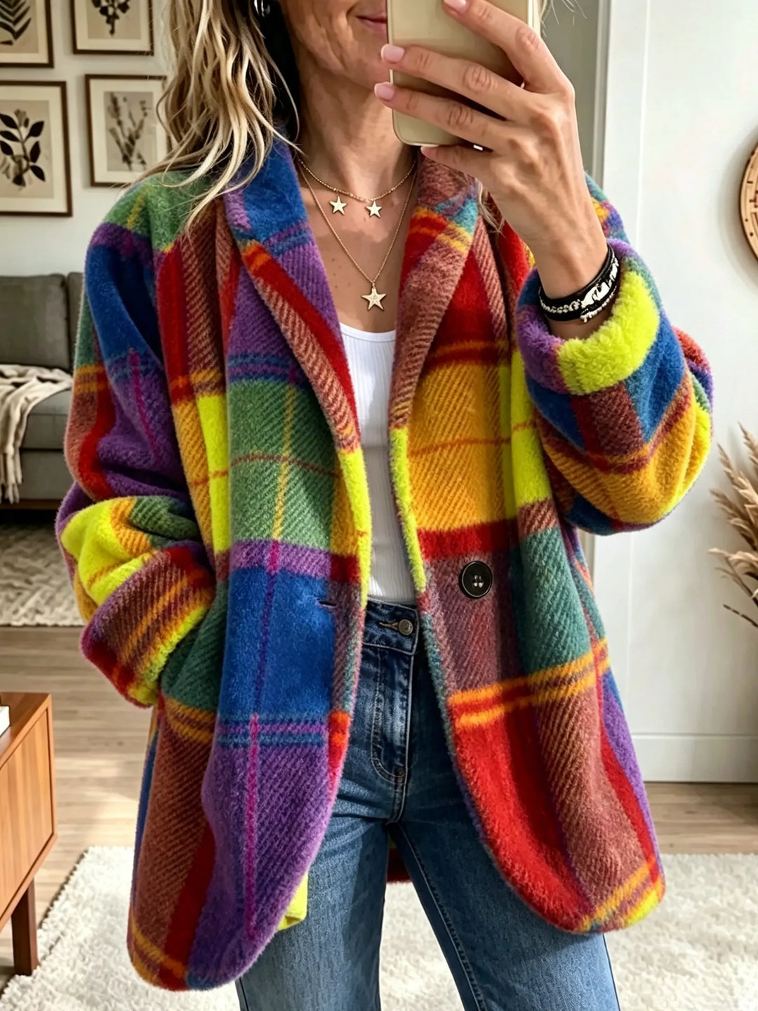 Jenneke | Veste à Carreaux