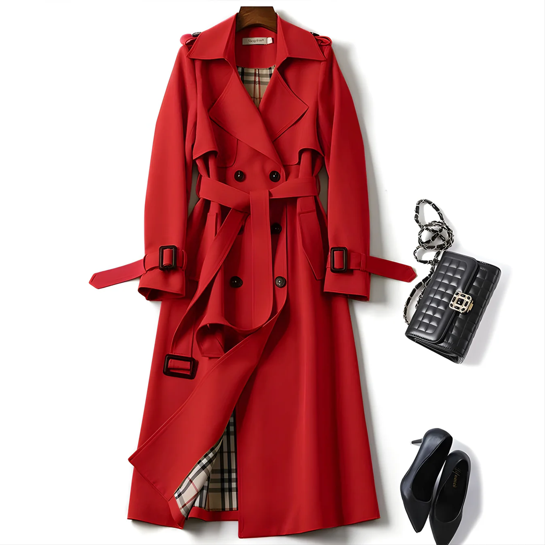 Carmina | Manteau Trench Élégant avec Ceinture