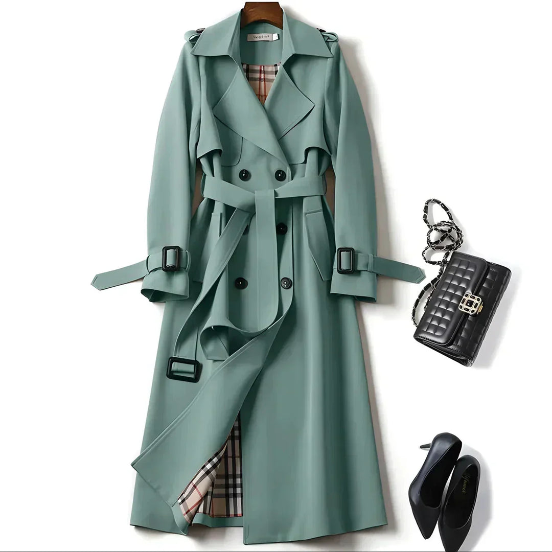 Carmina | Manteau Trench Élégant avec Ceinture