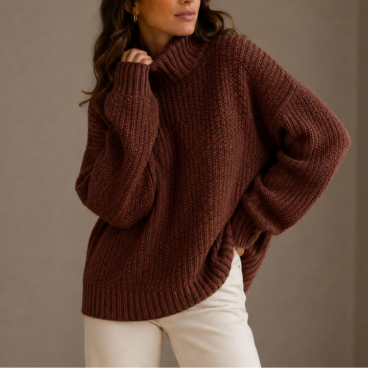 Ingrid | Pull en grosse maille surdimensionné