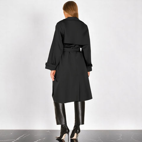Carmina | Manteau Trench Élégant avec Ceinture