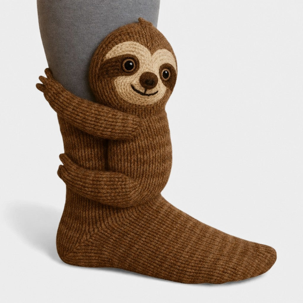Victoria, chaussettes paresseux